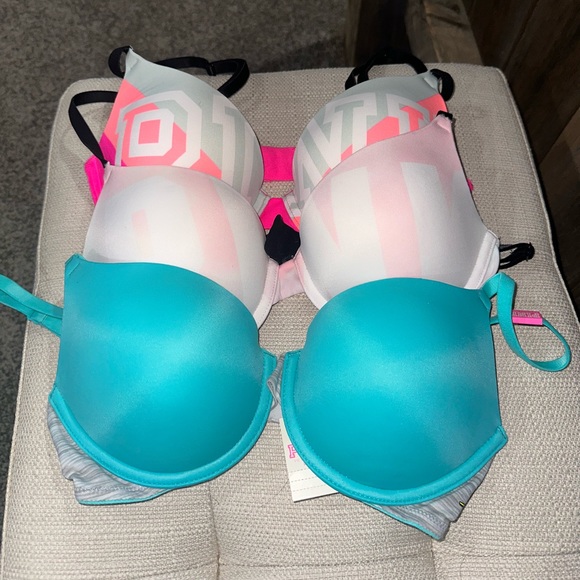 PINK Victoria's Secret Other - PINK Wear Everywhere Push-Up Bra (Pack of 3)